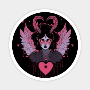 Creepy Valentine Love Angel Magnet